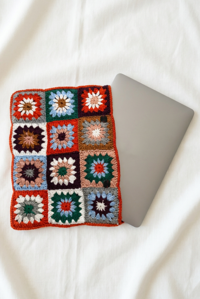 yarni Granny Squares Laptop Hülle