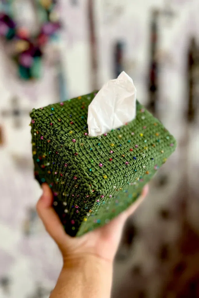 yarni Weihnachtliche Kleenex-Box