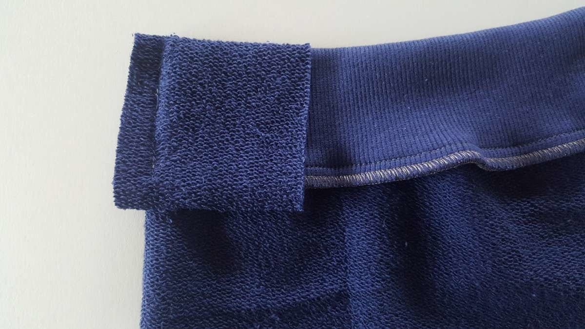 Nähschule: Bündchen annähen bei Jersey