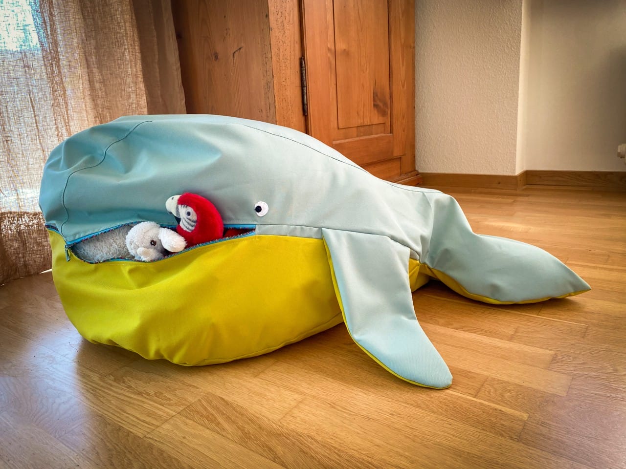 Sitzsack mit Doppelfunktion