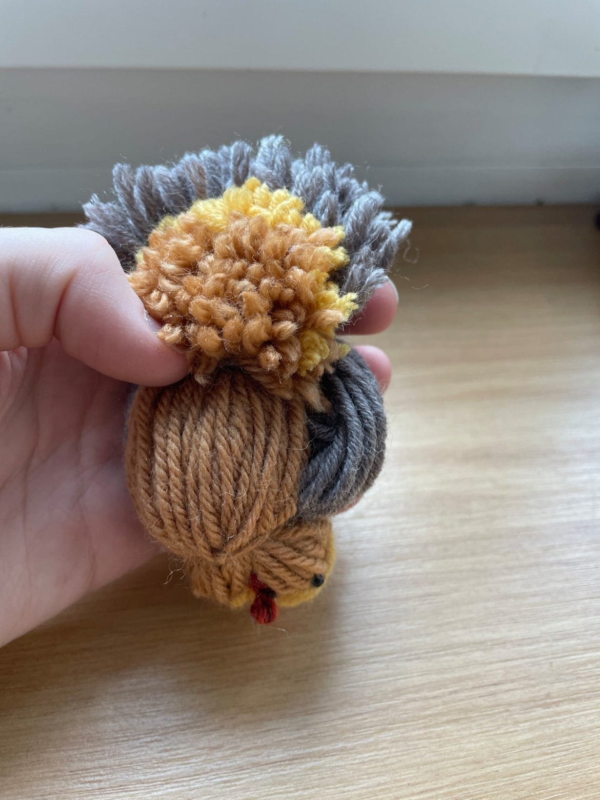 Vogel aus Wolle