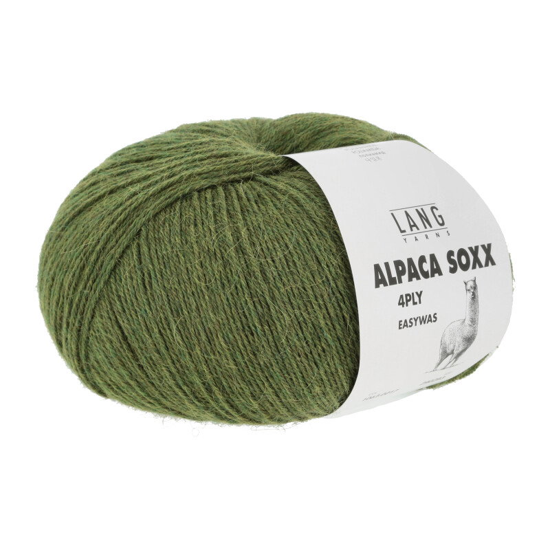 ALPACA SOXX 4-FACH/4-PLY - 1062 - GRÜN MÉLANGE 1062.0017