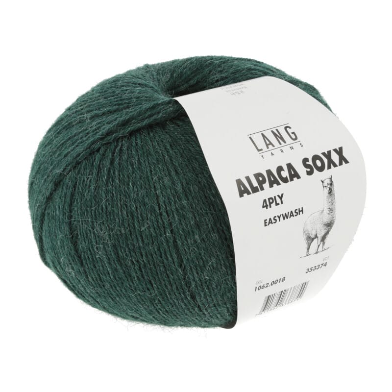 ALPACA SOXX 4-FACH/4-PLY - 1062 - FLASCHENGRÜN MÉLANGE 1062.0018