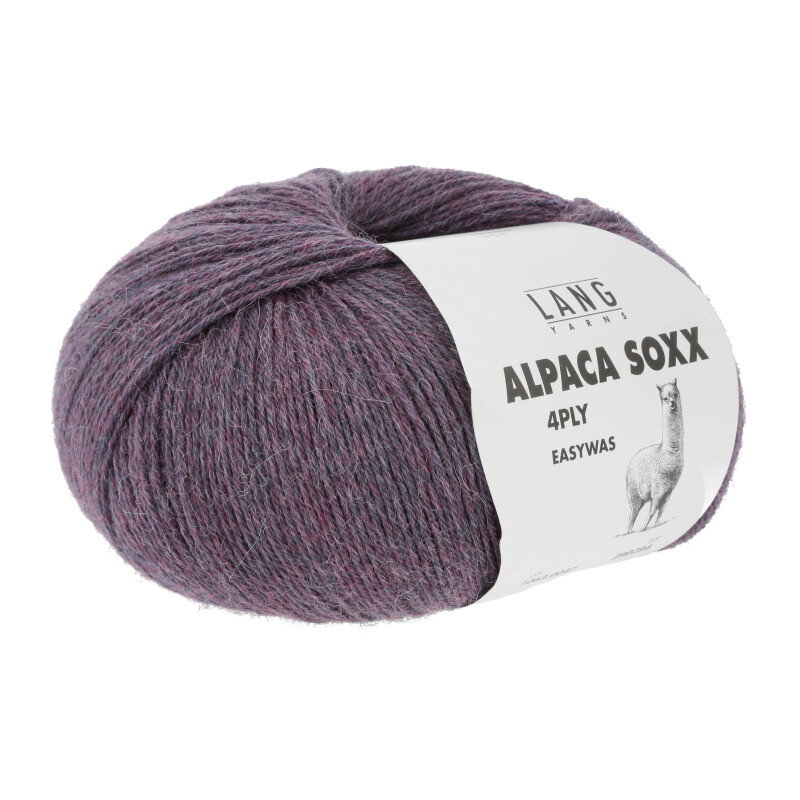 ALPACA SOXX 4-FACH/4-PLY - 1062 - VIOLETT MÉLANGE 1062.0047