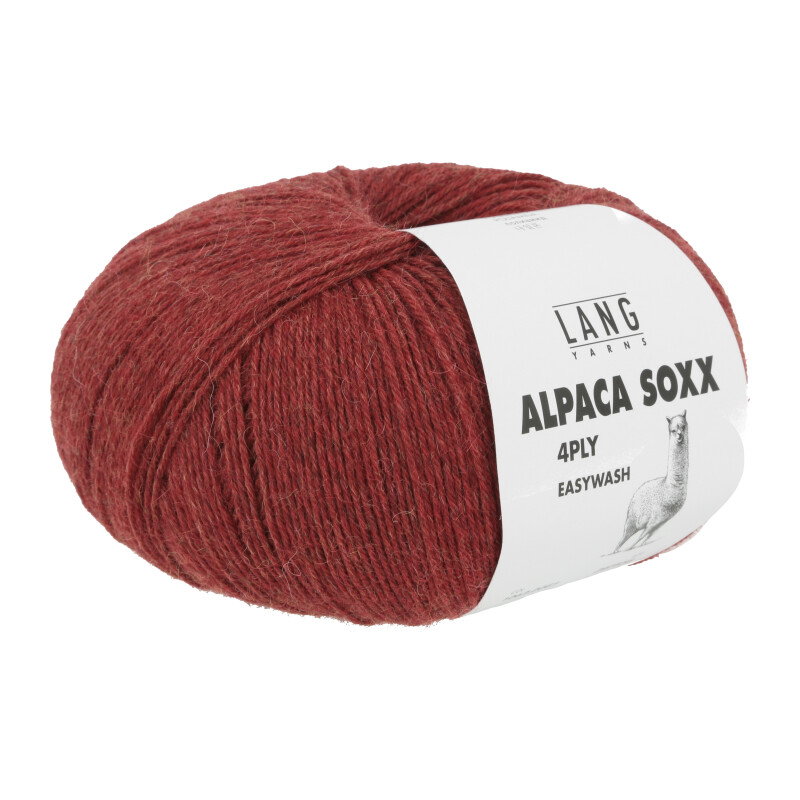 ALPACA SOXX 4-FACH/4-PLY - 1062 - ROT MÉLANGE 1062.0061