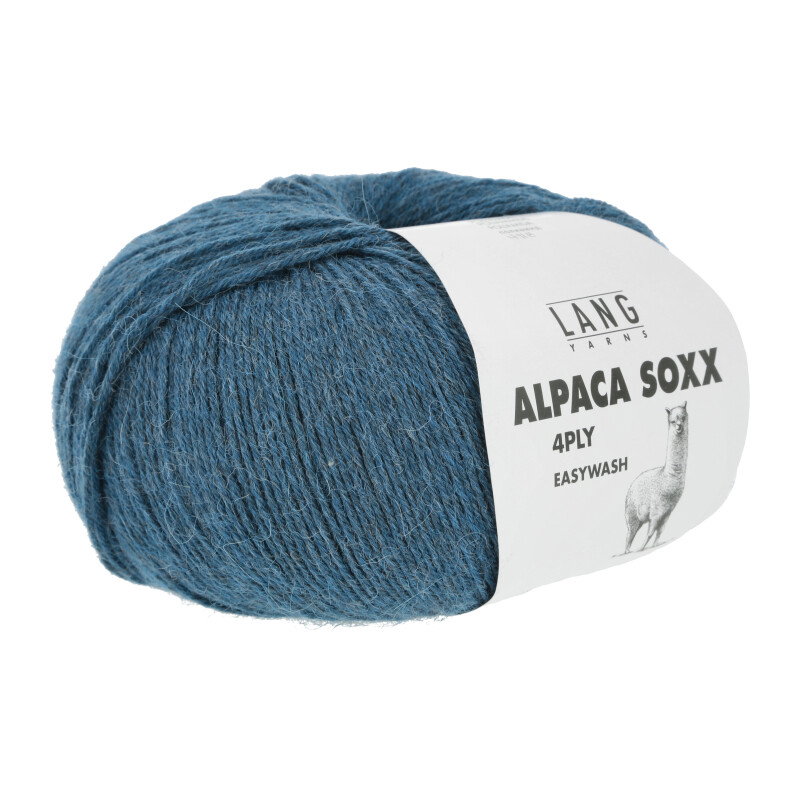 ALPACA SOXX 4-FACH/4-PLY - 1062 - PETROL MÉLANGE 1062.0088