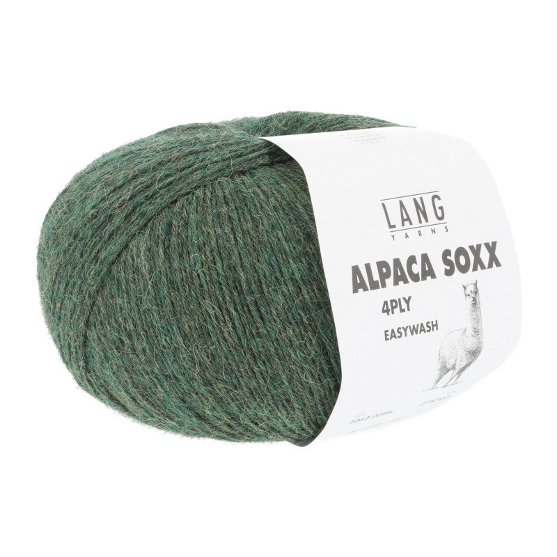 ALPACA SOXX 4-FACH/4-PLY - 1062 - OLIVE MÉLANGE 1062.0098
