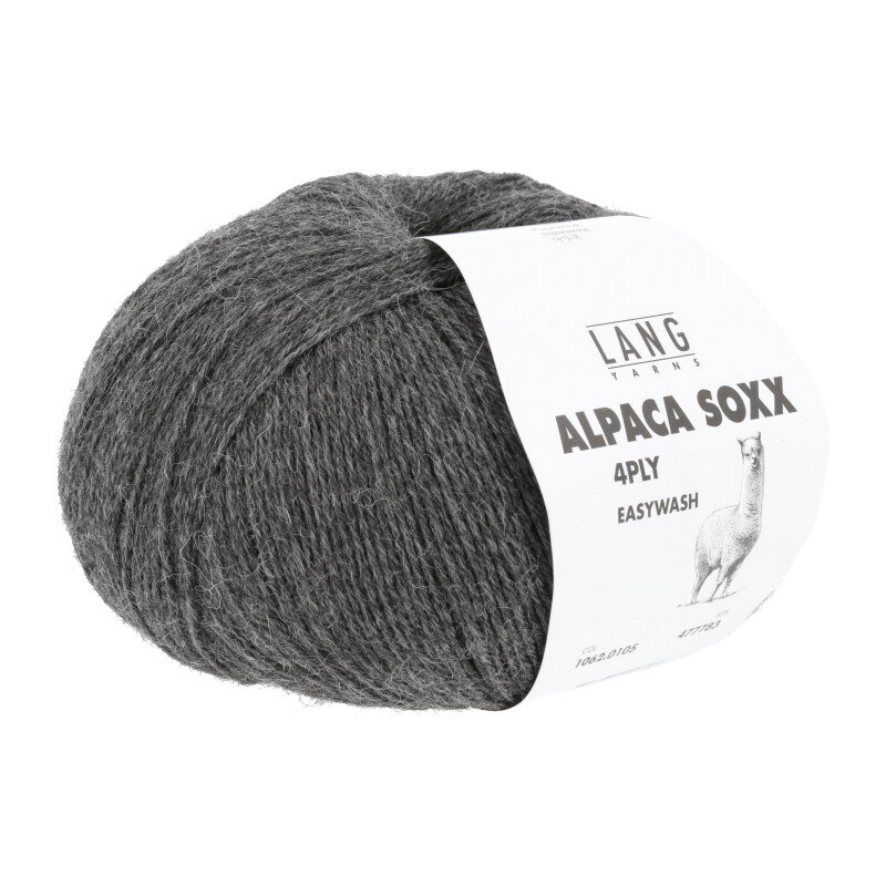 ALPACA SOXX 4-FACH/4-PLY - 1062 - DUNKELGRAU MÉLANGE 1062.0105