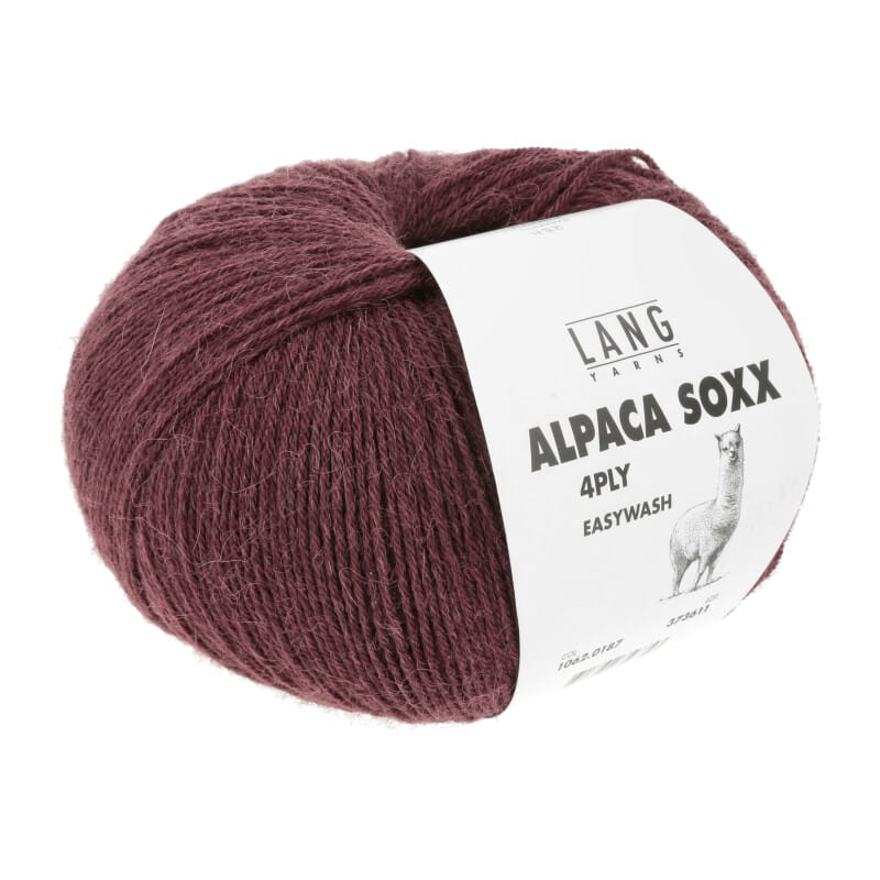 ALPACA SOXX 4-FACH/4-PLY - 1062 - ROSENHOLZ DUNKEL 1062.0187