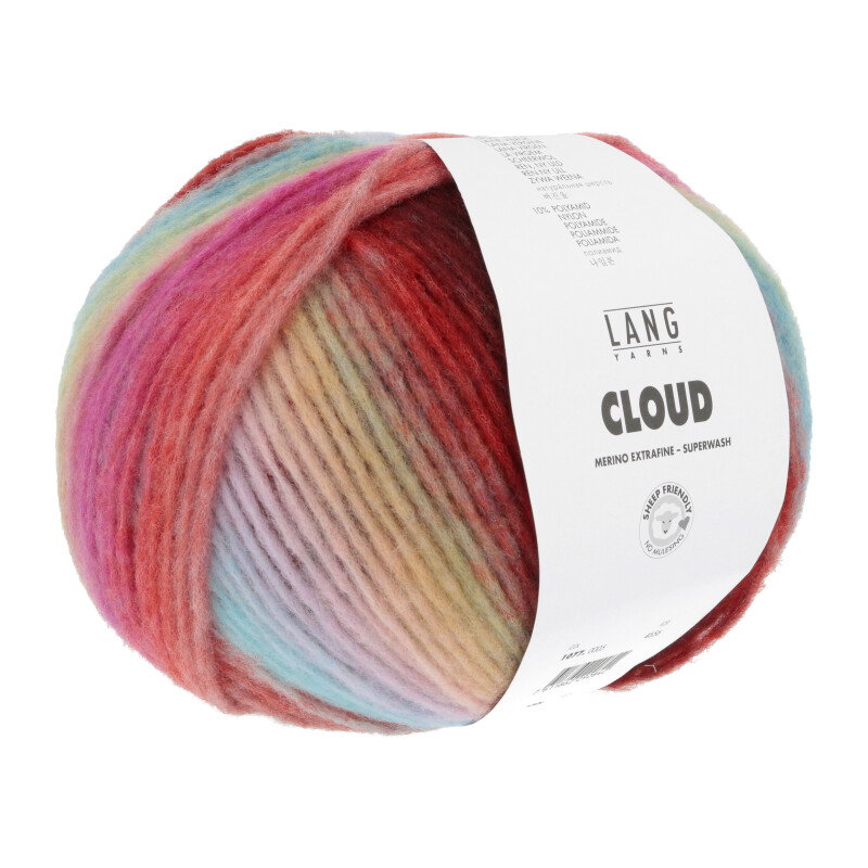 CLOUD - 1077 - BORDEAUX/GRÜN/BLAU 1077.0005