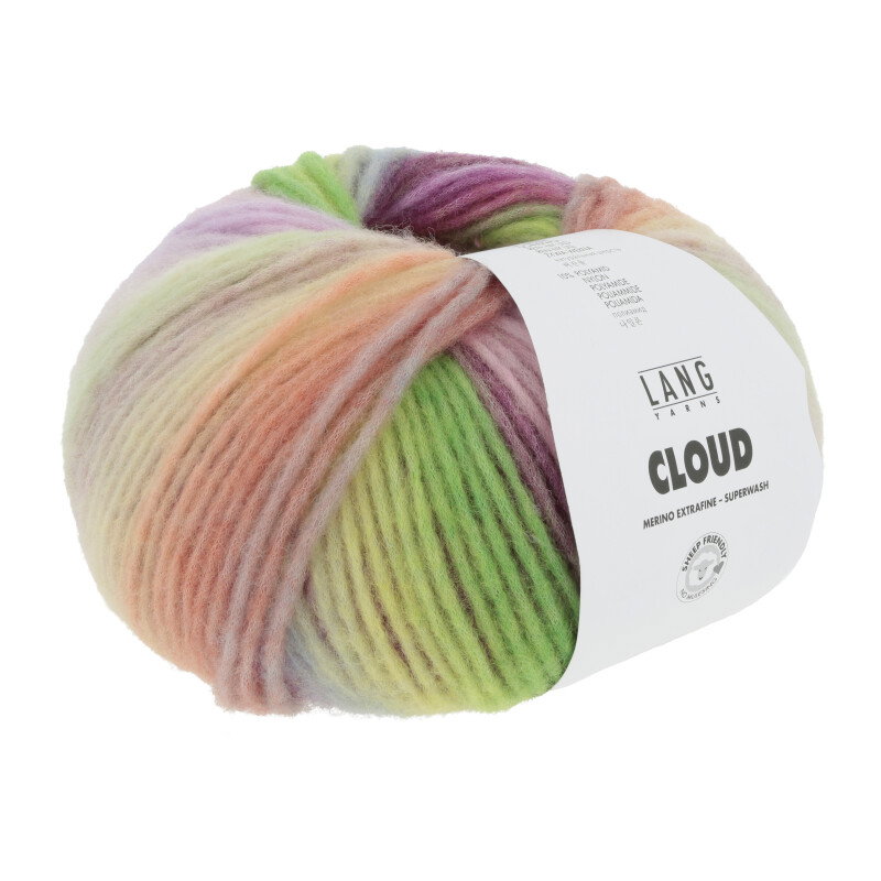 CLOUD - 1077 - VIOLETT/GRÜN/BLAU 1077.0009