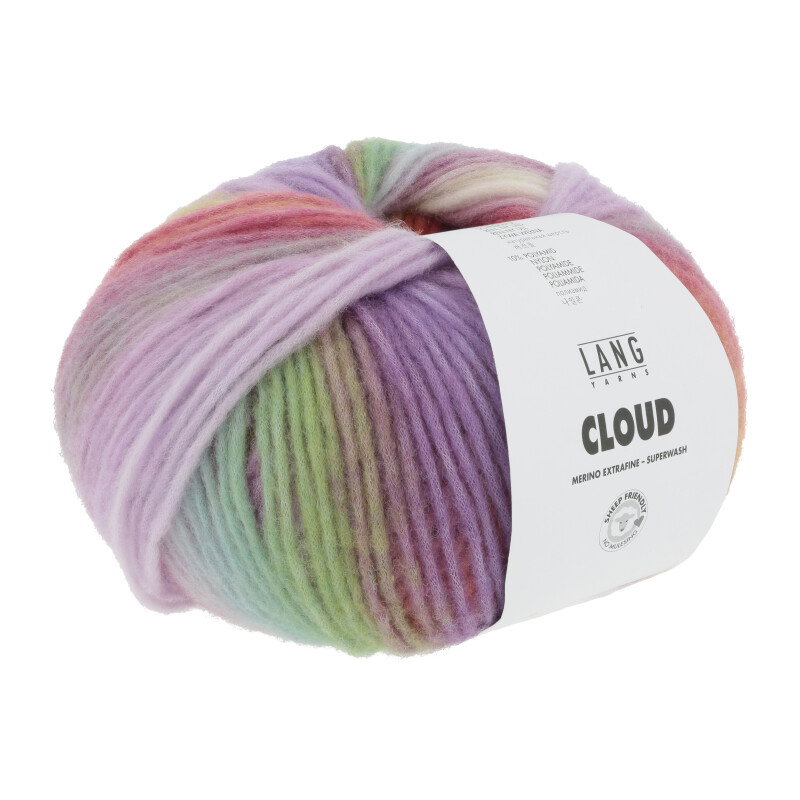 CLOUD - 1077 - VIOLETT/ORANGE/GRÜN 1077.0010
