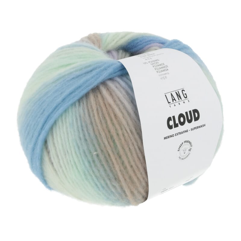 CLOUD - 1077 - HELLGRÜN//HELLBLAU/LILA 1077.0014