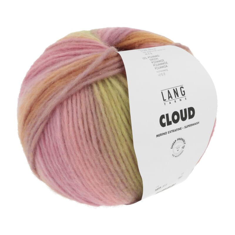 CLOUD - 1077 - ROSA/ORANGE/LIME 1077.0015