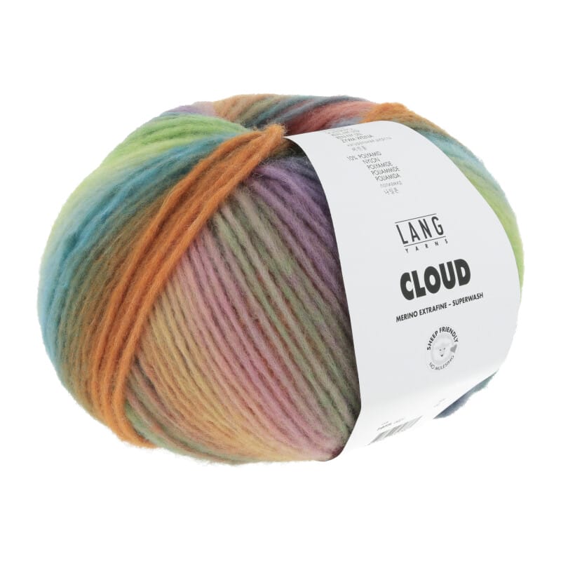 CLOUD - 1077 - BLAU/ORANGE/GRÜN/PINK 1077.0021