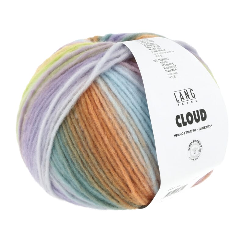 CLOUD - 1077 - LILA/ORANGE/GELB/GRÜN 1077.0022