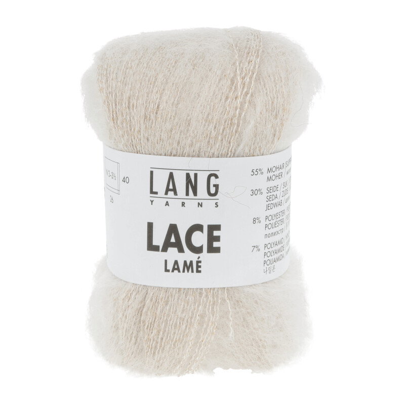 LACE LAMÉ - 1081 - WEISS 1081.0001