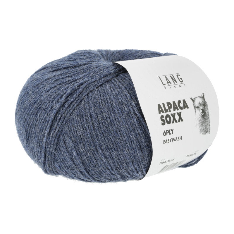 ALPACA SOXX 6-FACH/6-PLY - 1087 - BLAU MÉLANGE 1087.0010