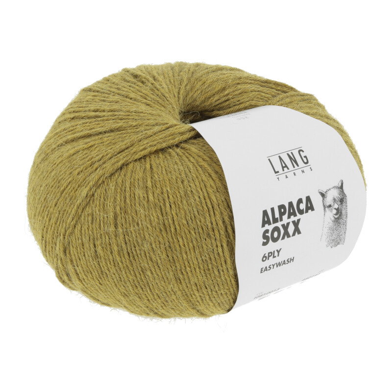 ALPACA SOXX 6-FACH/6-PLY - 1087 - DUNKELGELB MÉLANGE 1087.0013