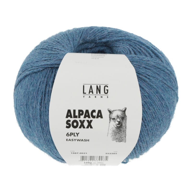 ALPACA SOXX 6-FACH/6-PLY - 1087 - AZUR MÉLANGE 1087.0021