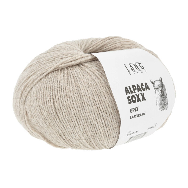 ALPACA SOXX 6-FACH/6-PLY - 1087 - SAND MÉLANGE 1087.0026