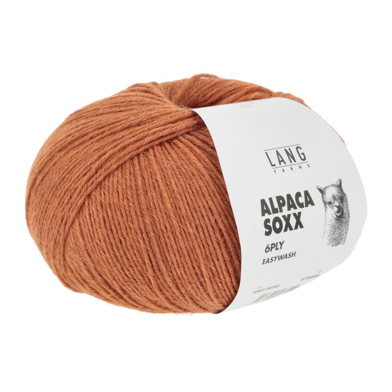 ALPACA SOXX 6-FACH/6-PLY - 1087 - ORANGE MÉLANGE 1087.0059