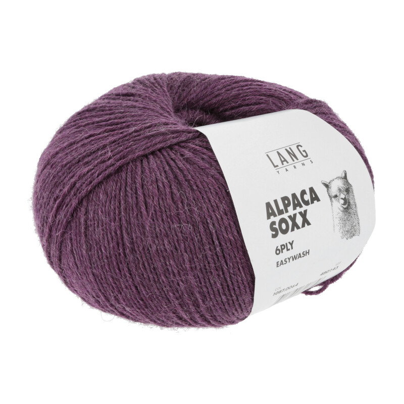 ALPACA SOXX 6-FACH/6-PLY - 1087 - BORDEAUX MÉLANGE 1087.0064