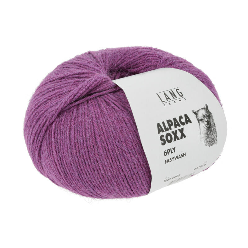 ALPACA SOXX 6-FACH/6-PLY - 1087 - PINK MÉLANGE 1087.0065