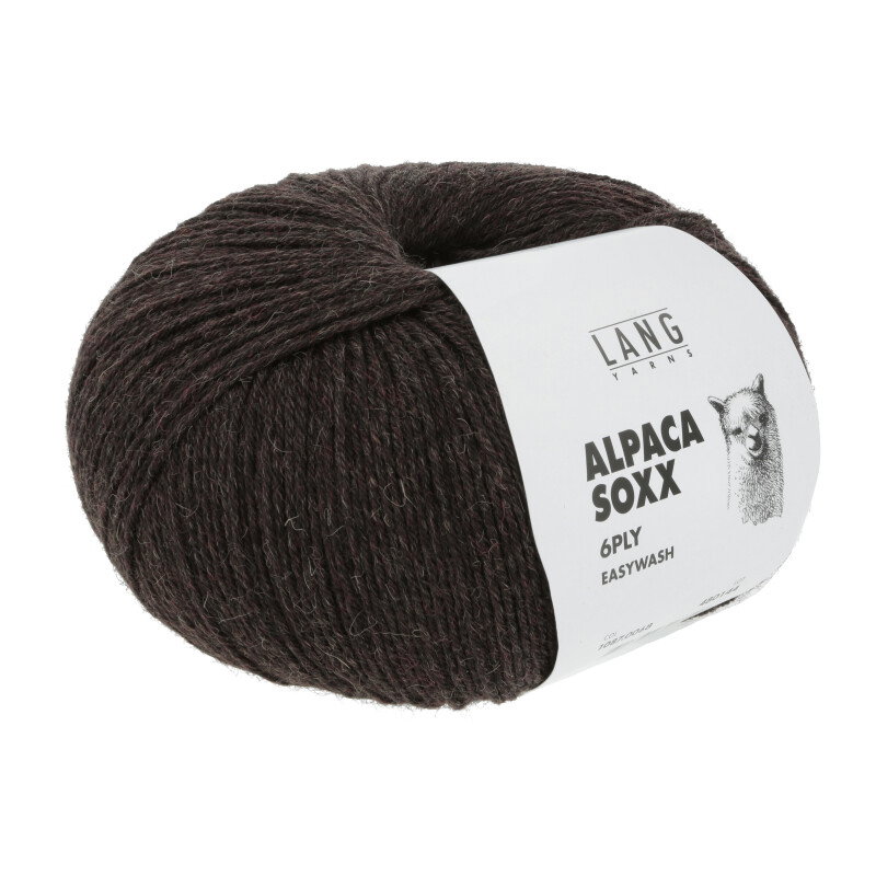 ALPACA SOXX 6-FACH/6-PLY - 1087 - DUNKELBRAUN MÉLANGE 1087.0068