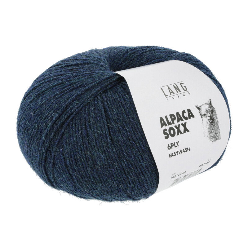 ALPACA SOXX 6-FACH/6-PLY - 1087 - PETROL MÉLANGE 1087.0088