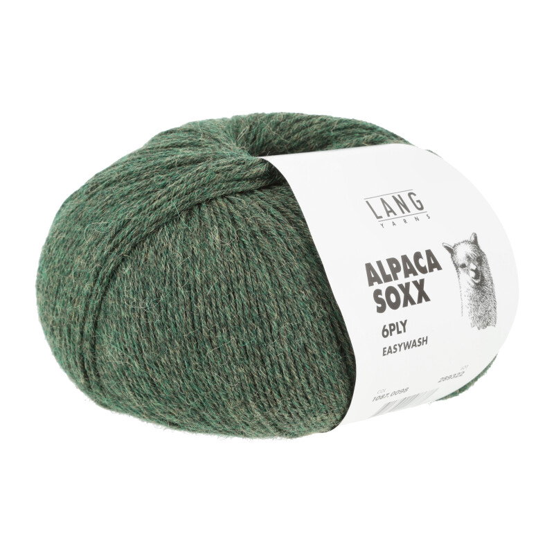 ALPACA SOXX 6-FACH/6-PLY - 1087 - OLIVE MÉLANGE 1087.0098