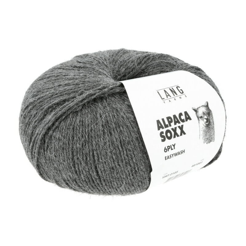 ALPACA SOXX 6-FACH/6-PLY - 1087 - DUNKELGRAU MÉLANGE 1087.0105