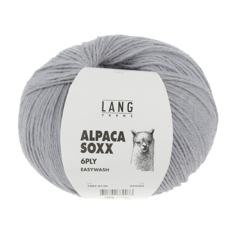 ALPACA SOXX 6-FACH/6-PLY - 1087 - HELLBLAU MÉLANGE 1087.0120