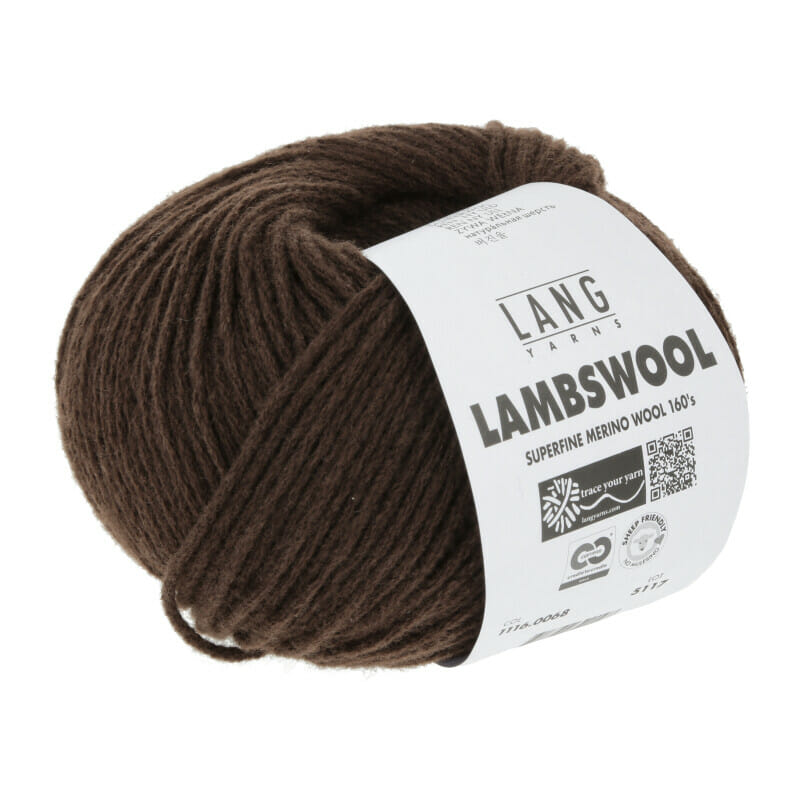 LAMBSWOOL - 1116 - DUNKELBRAUN MÉLANGE 1116.0068