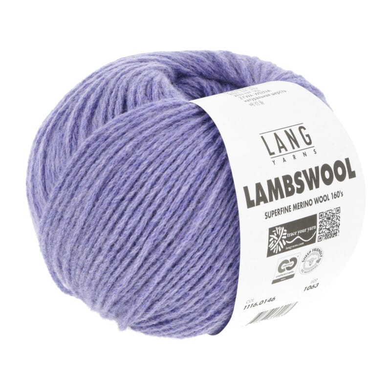 LAMBSWOOL - 1116 - LILA MÉLANGE 1116.0146