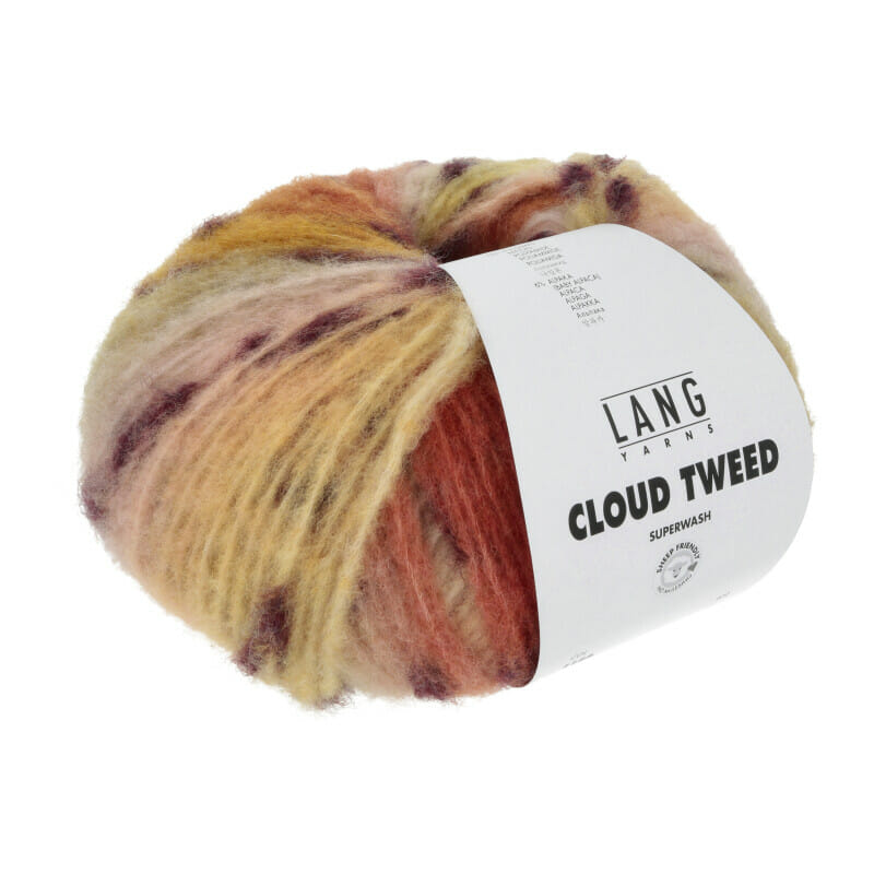 CLOUD TWEED - 1122 - ORANGE/ROT 1122.0005