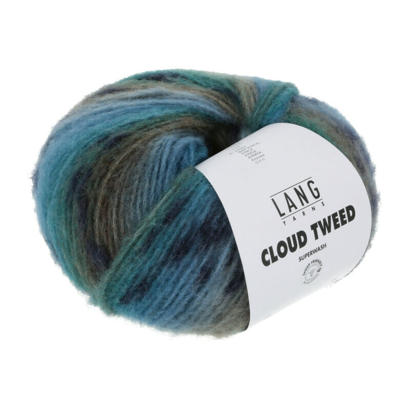 CLOUD TWEED - 1122 - BLAU/BRAUN 1122.0007
