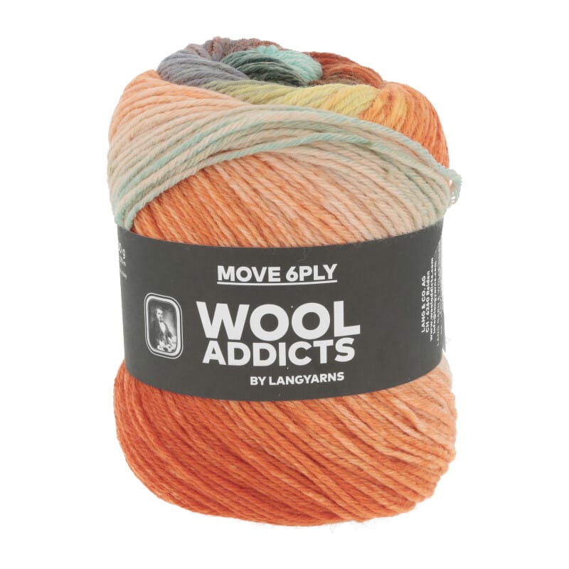 MOVE 6-FACH/6-PLY - 1146 - TURQUOISE/ORANGE/YELLOW 1146.0009