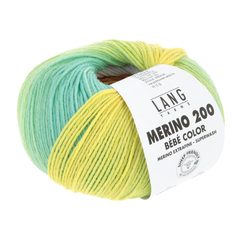MERINO 200 BEBE COLOR - 155 - ROST/MINT 155.0552