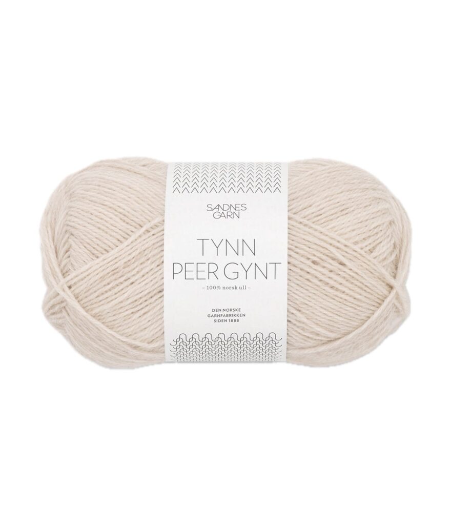 Sandnes Garn Tynn Peer Gynt NATUR MELERT 191-0001100-002641