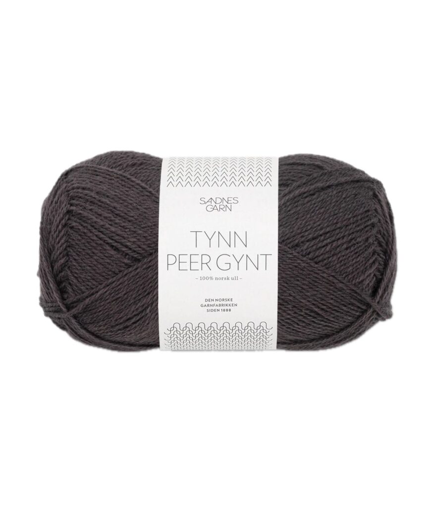 Sandnes Garn Tynn Peer Gynt BRISTOL BLACK 191-0001100-003800