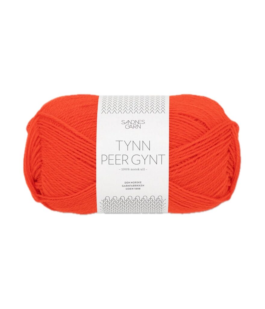 Sandnes Garn Tynn Peer Gynt SPICY ORANGE 191-0001100-003819