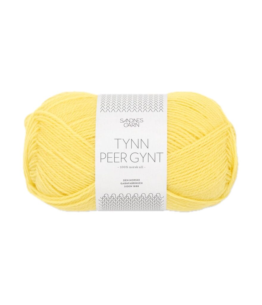 Sandnes Garn Tynn Peer Gynt LEMON 191-0001100-009004