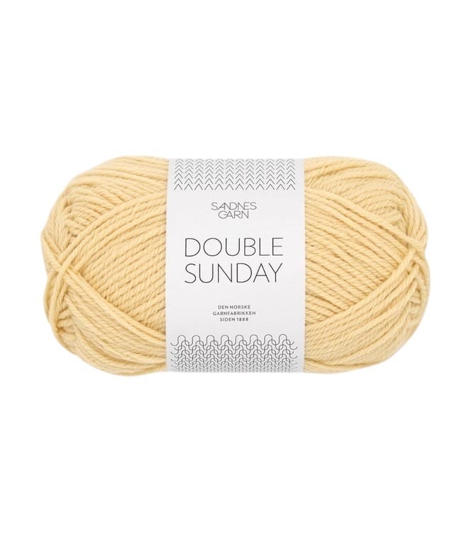 Sandnes Garn Double Sunday GUL MANESTEN 191-0001115-002122