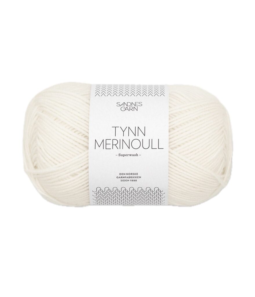 Sandnes Garn Tynn Merinoull CREME 191-0001181-001002