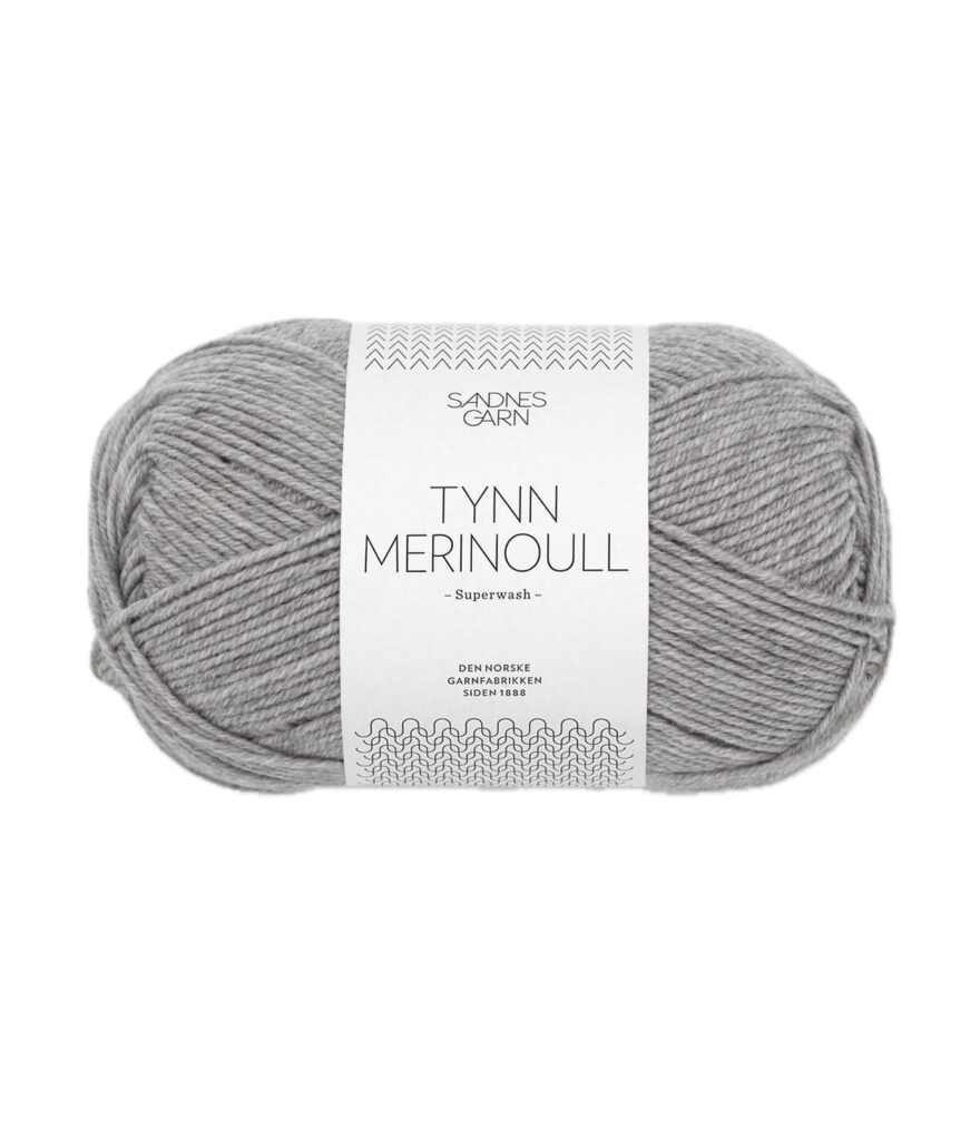 Sandnes Garn Tynn Merinoull GREY MOTTLED 191-0001181-001042