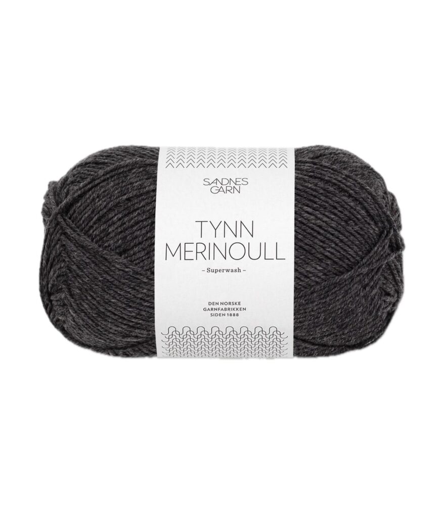 Sandnes Garn Tynn Merinoull DARK GREY MOTTLED 191-0001181-001055
