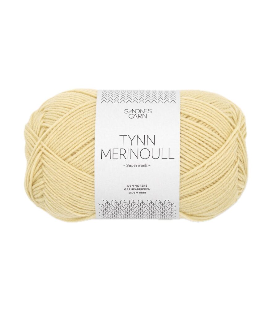 Sandnes Garn Tynn Merinoull GUL MANESTEN 191-0001181-002122