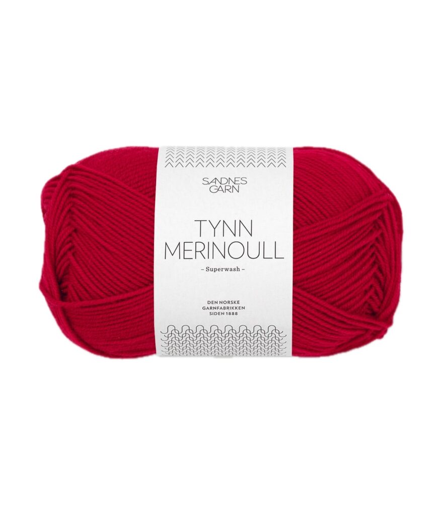 Sandnes Garn Tynn Merinoull RED 191-0001181-004219