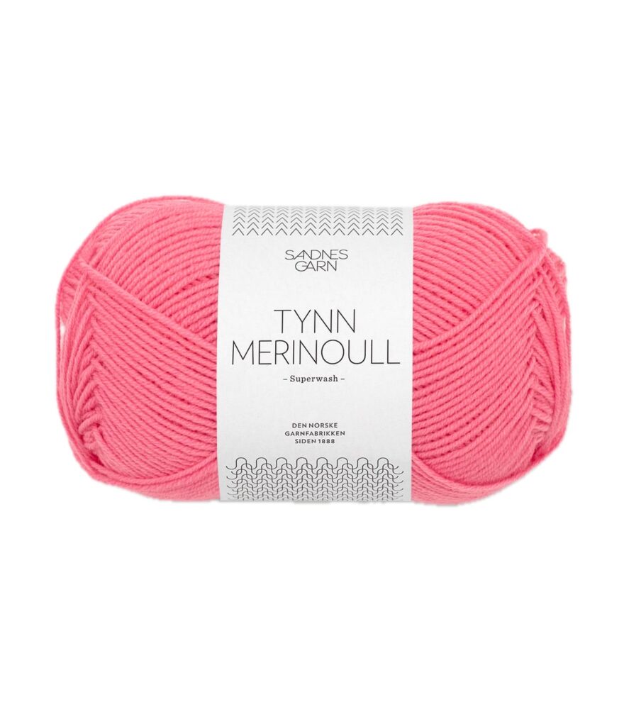 Sandnes Garn Tynn Merinoull BUBBLEGUM PINK 191-0001181-004315
